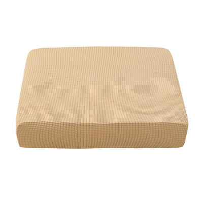 

Removable Beige Knitted Sofa Cover Stretch Couch Towel Tight Wrap Slipcover