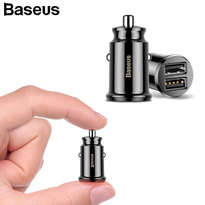 

Baseus Car Charger For iPhone Samsung Xiaomi mi 31A Fast Car Charging Dual USB Car Charger Adapter Mobile Phone Charger