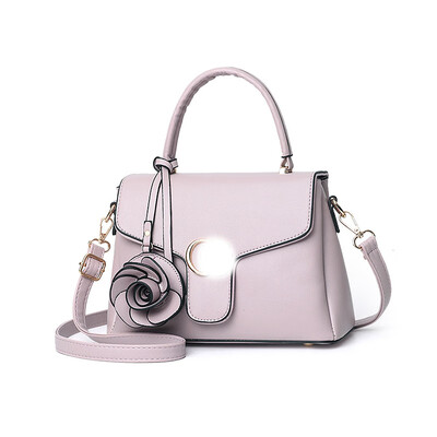 

Ladies bag 2019 spring new handbag flower fashion handbag simple shoulder diagonal package