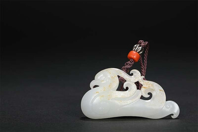 

WANYANSHAOHUA Xinjiang Hetian white jade seed material pendant jewelry accessories 18345-18349