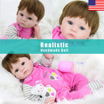 

Ktaxon Realistic Handmade Realistic Lifelike Baby Dolls Girl Newborn Vinyl Alive Reborn Baby Doll
