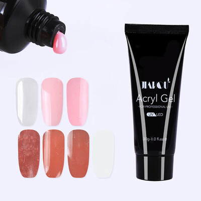 

DIY Nails Art Building Extending Crystal Jelly Poly Gel Brush False Nail Tips