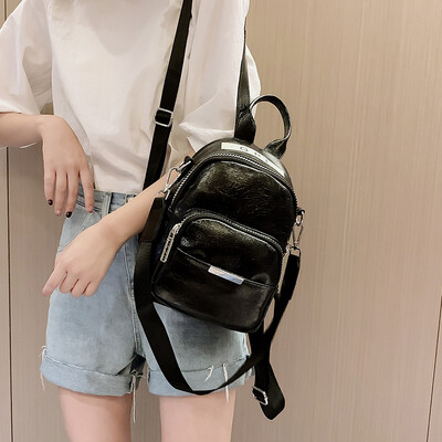 

Multifunctional shoulder bag ladys backpack three-purpose backpack summer ladys bag fashionable one shoulder