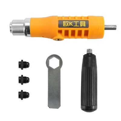 

Electric Rivet Nut Machine Riveting Tool Cordless Riveting Drill Adapter Riveter Insert Nut Tools Suitable for 24-48mm Rivets In
