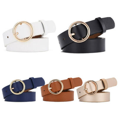 

Fashion Casual Women Square Buckle Belt Leather Waistband Lady Belt Vintage 1PC