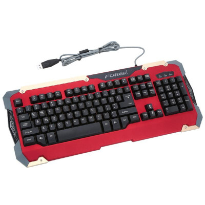 

FOREV USB Wired Professional Gaming Imitation Mechanical Keyboard 19 Key Anti Ghosting with Backlit for PC Laptop Desktop