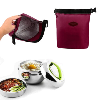 

Siaonvr Waterproof Thermal Cooler Insulated Lunch Box Portable Tote Storage Picnic Bags
