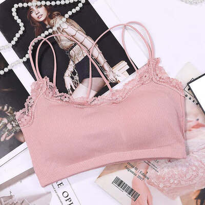 

Women Solid Bras Push Up Bra Sexy Chest Pad Tube Top Comfortable Breathable Bra Underwear