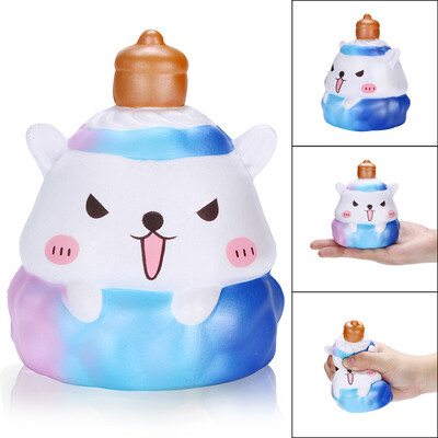 

YIWULA12CM Squishy Pinecone Bear Cream Scented Slow Rising Stress Reliever Squeeze Toy