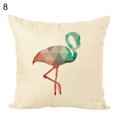 

Nordic ElkBearFlamingo Throw Pillow Case Cushion Cover Sofa Office Home Decor