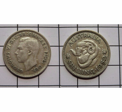 

235mm 565g Australia Silver Coin 1950-1952