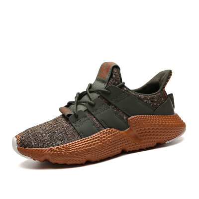 

Mens Sports Casual Shoes Breathable Sneakers For Men Lace Up Light Shoes Men Green Grey Black Red Size 39-44