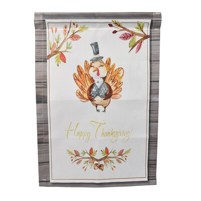 

Tailored Happy Thanksgiving Garden Flags House Decor Mini Yard Banner 12 x 18