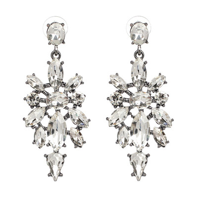 

JURAN 3 Colors 2019 New Fashion Full Crystal Stud Earrings For Women Original Authentic Jewelry Gift Statement Jewelry Q2409-1