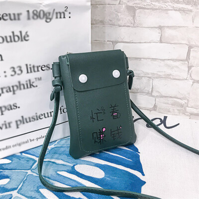 

Tailored Female Cat Mobile Phone Bag Cartoon Mini Bag Cute Wild Shoulder Messenger Bag