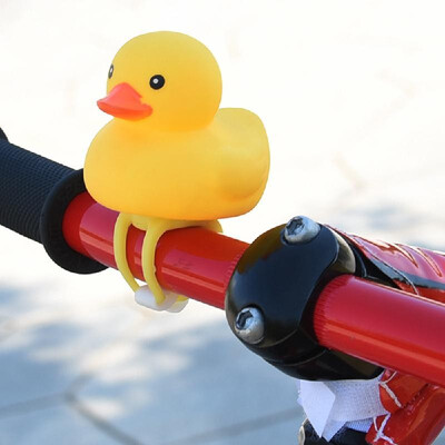 

Kids Bike Horn Cute Bicycle Lights Bell Squeeze Horns Children Adults Cycling Light Rubber Helmet Duck Toys