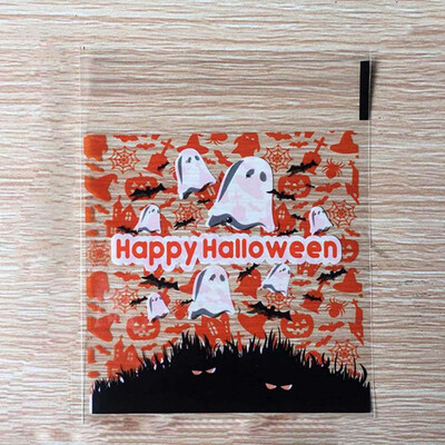 

Multistyle Halloween Candy Bread Packaging Bags Self-Adhesive Plastic Bags Biscuits Snack Baking Package