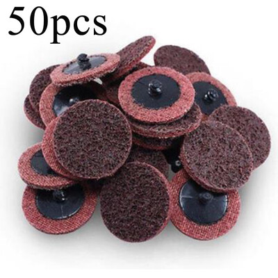

50pcsSet 50mm Type R Roll OnOff Rust Removal Sanding Abrasive Discs Power Tool