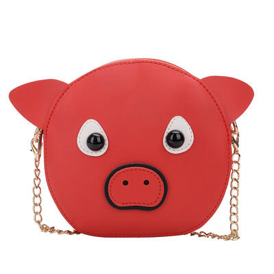 

Cute Pig Leather Children Girls Shoulder Bags Messenger Crossbody Handbags