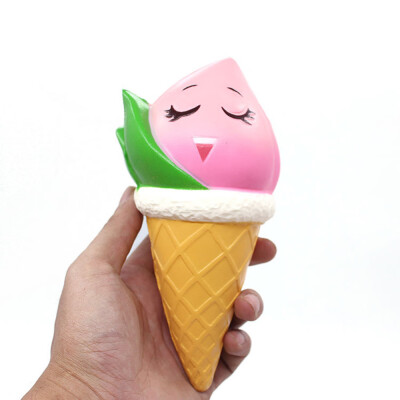 

Gotoamei Peach Ice Cream Jumbo Scented Super Slow Rising Kids Toy Stress Reliever Toy