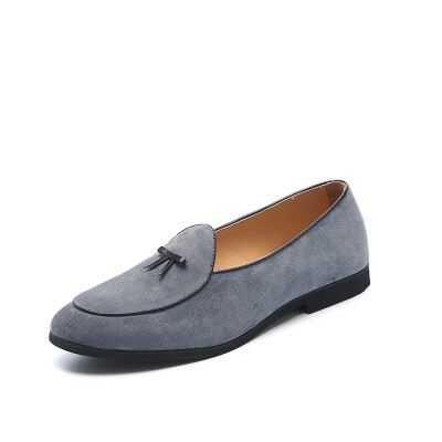 

Casual leather mens shoes personalized fashion leather peas shoes