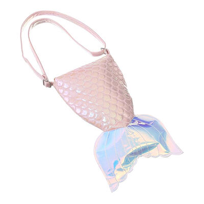 

Cute Fish Tail Pattern Shoulder Handbags Women Leather Small Crossbody Bags
