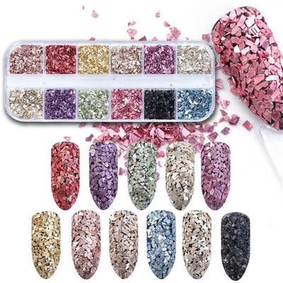 

Toponeto Colorful Nail Art Rhinestone Crystal Nail Glitter Manicure Decoration