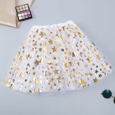 

Roseonmyhand Womens Fashion Star Elastic 3 Layered Short Skirt Adult Tutu Dancing Skirt