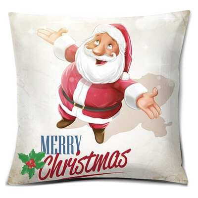 

Christmas Car Cotton Square Home Decorative Throw Pillowcase Cushion Cover