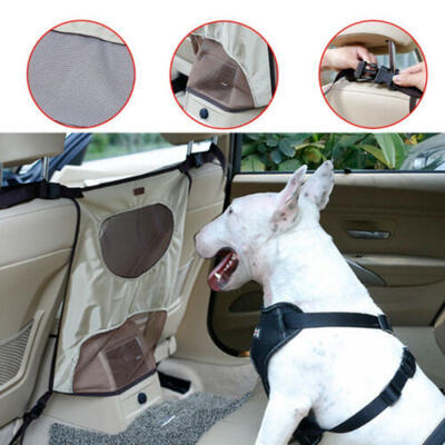 

Car Dog Barrier Pet Barrier Stretchy Car Seat Back Organizer Safety Car Net for