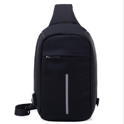 

USB Anti-theft Chest Package European&American Style Shoulder Bag