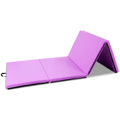 

4 x 10 x 2" Portable Gymnastic Fitness Exercise Mat-Purple