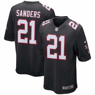 

Nike NFL Atlanta Falcons Mens 2 Matt Ryan 11 Julio Jones 18 Calvin Ridley 21 Deion Sanders 22 Keanu Neal Red Game Jersey