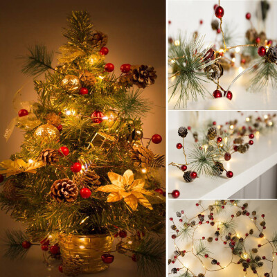 

〖Follure〗Christmas Tree Strings Lights Fairy Pine Cone LED Garland Xmas Party Home Decors