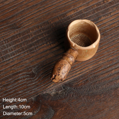 

Japan Teaism Decorative Tea Strainers Bamboo Rattan Gourd Shaped Tea Leaves Funnel for Tea Table Decor Tea Ceremony Accessories