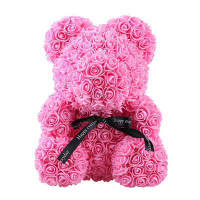 

Rose Bear Toy Women Girls Flower Birthday Valentine Wedding Party Doll Gift