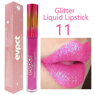 

Shimmers Metallic Pearl Lip Gloss Long Lasting Waterproof Glitter Makeup Lipstick