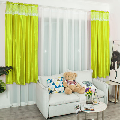 

Toponeto Leaves Curtain Tulle Window Treatment Voile Drape Valance 1 Panel Fabric