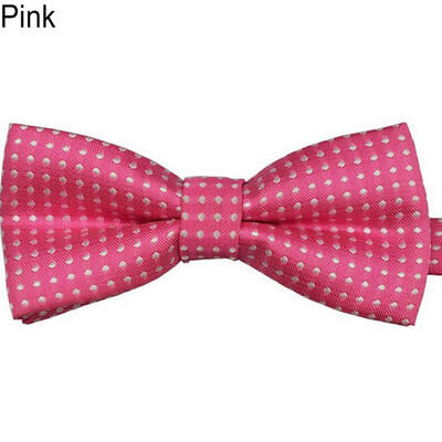 

Fashion Baby Girl Boy Child Pre Tied Party Wedding Tuxedo Dots Bow Tie Necktie