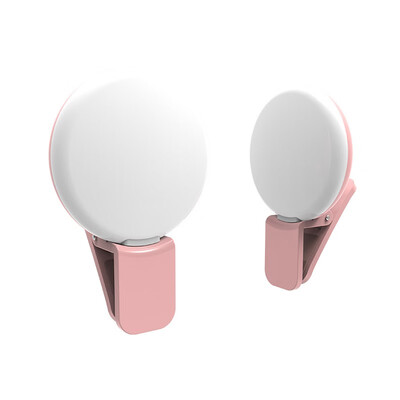 

Mini portable baeuty Selfie Ring Light With USB Charge Up Flash Photography Luminous Lamp 3 Brightness for iPhone Phone clip
