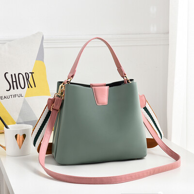

New bag women Korean tide single-shoulder single-shoulder single-shoulder single-shoulder simple hand-held womens bucket b