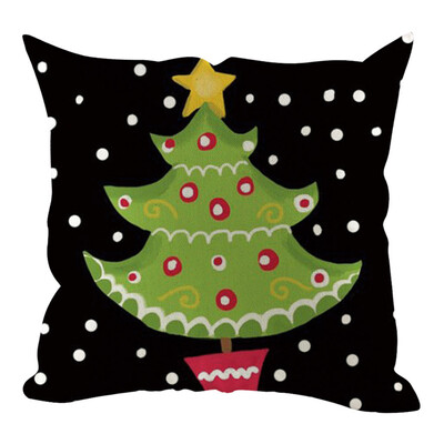 

Siaonvr Christmas Pillow Cover Pillowcases Decorative Sofa Cushion Cover 45x45cm
