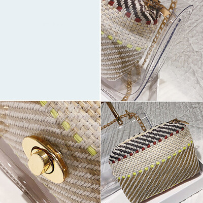 

Tailored Fashion Women Summer New Transparent Package Wild Handbag Crossbody Shoulder Bag
