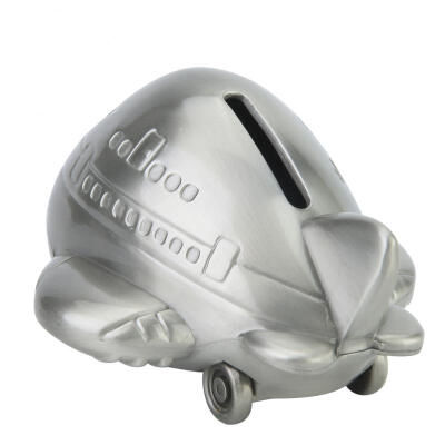 

Greensen Zinc Alloy Air Plane Shape Coin Bank Children Gift Money Saving Box