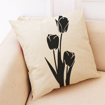 

〖Follure〗Home Decor Cushion Cover Black And White Style Throw Pillowcase Pillow Covers