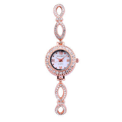 

Scale Plus Roman Numerals Combined With Womens Luxury Watches With Rhinestones Simple Relojes Para Mujer Clock