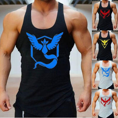

Pokemon Go Team Valor Team Mystic Team Instinct Pokeball Vest Tops T-shirt
