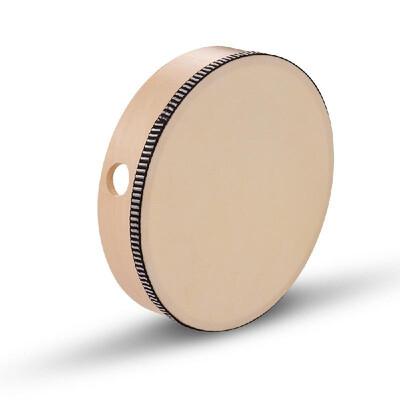 

8 Inch Wooden Hand Drum Kids Percussion Toy Wood Frame Drum
