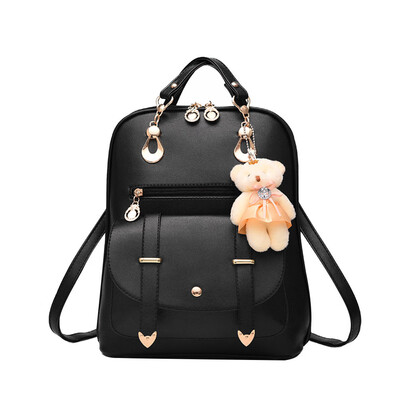 

Tailored Shoulder bag 2017 new wave of female backpack new casual Korean women bag BK