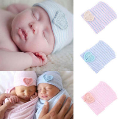 

Newborn Baby Infant Girl Boy Toddler Comfy Bowknot Hospital Cap Soft Beanie Hat